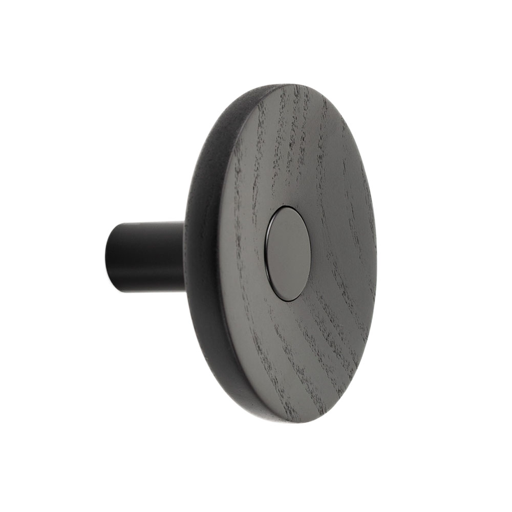Knagg Zoot - 90mm - Matt Sort i gruppen Knagger / Farge/Materiale / Tre hos Beslag Online (10012-BO)