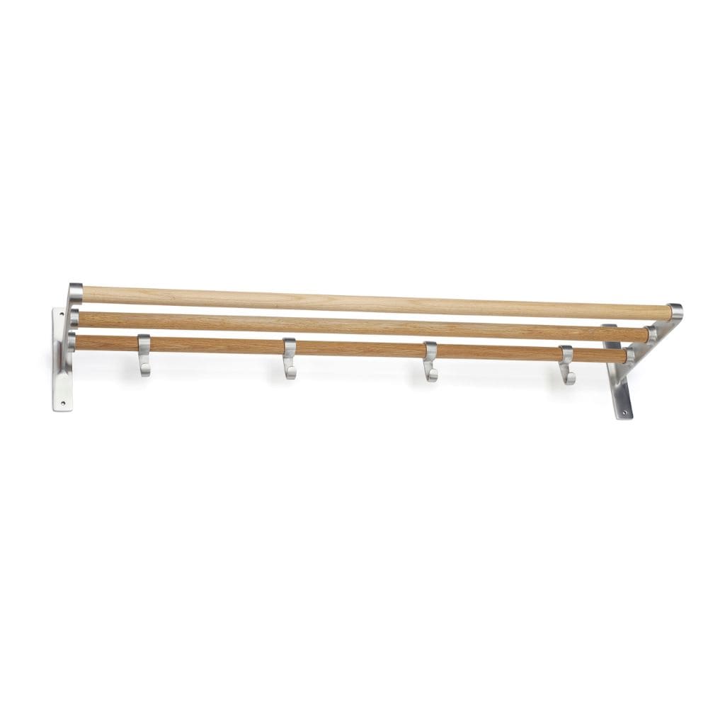 Hattestativ Elegant - Eik/Aluminium