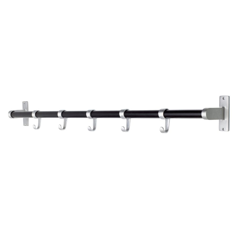 Knaggerekke Elegant - 1000mm - Sort/Aluminium