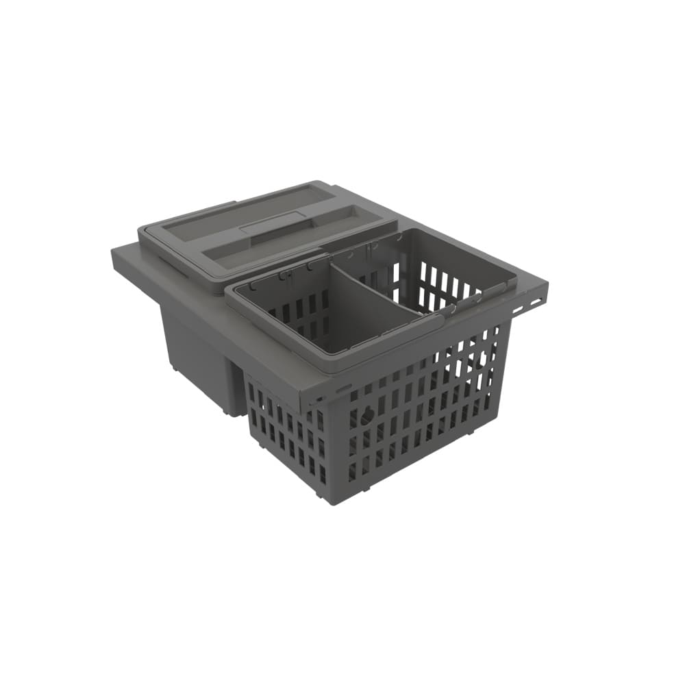 Kildesortering - Cube Basic Low  - Mørkegrå