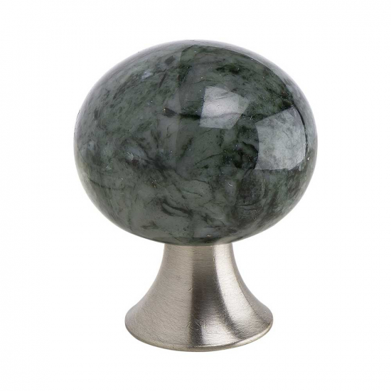 Knott Bead Straight - Carrara Marmor Grønn i gruppen Knotter / Farge/Materiale / Rustfritt hos Beslag Online (304061-11)