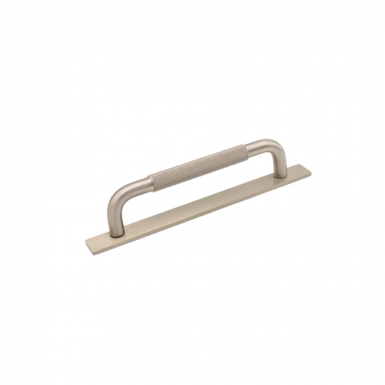 Håndtak Helix/Bakplate - 128mm - Rustfritt Stål Finish