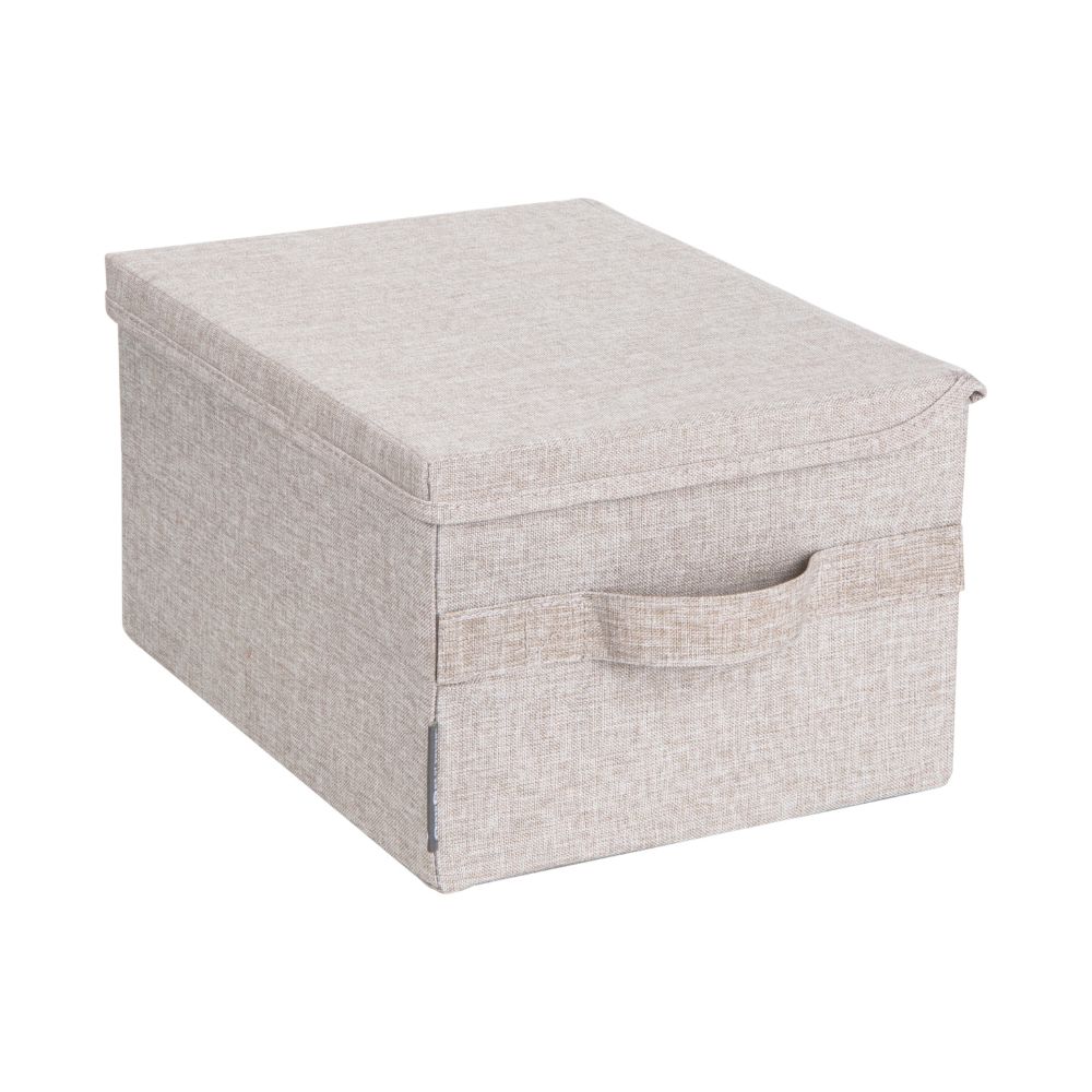 Oppbevaringsboks med lokk - Beige