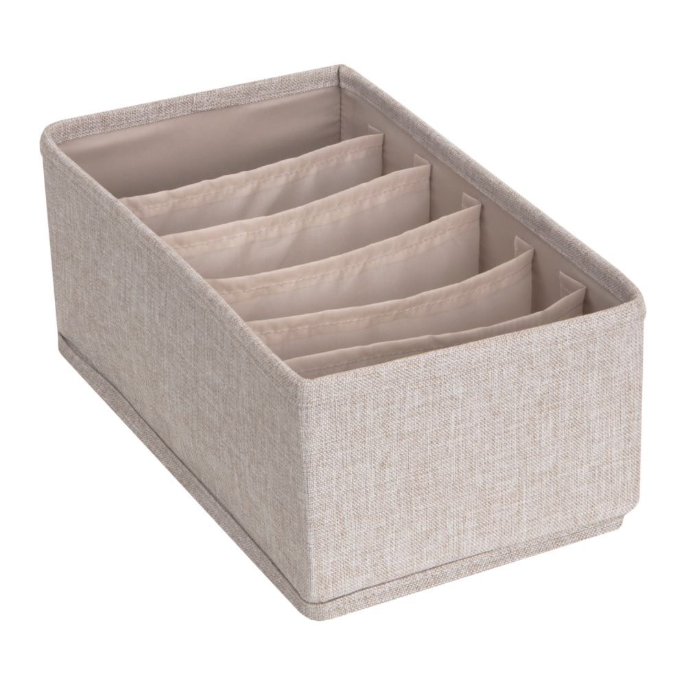 Oppbevaringsboks med 6-rom - Beige