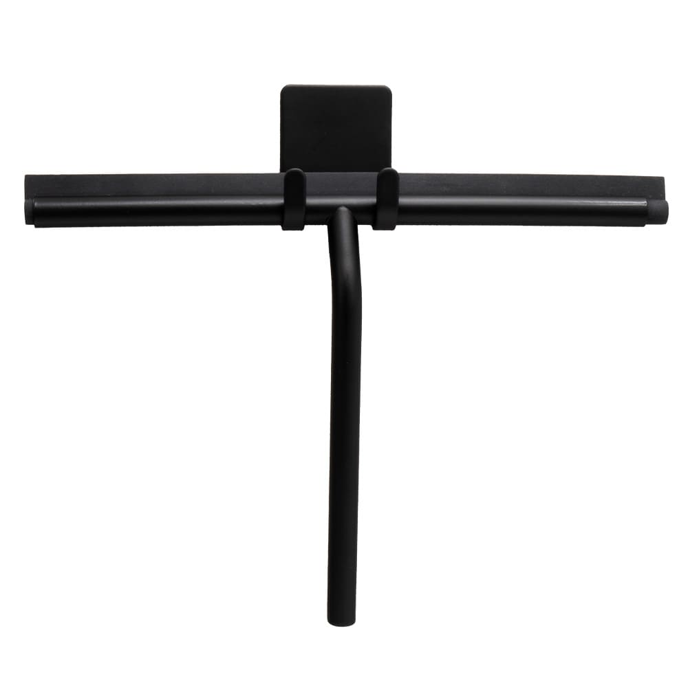 Dusjskrape Med Holder Base - Matt Sort