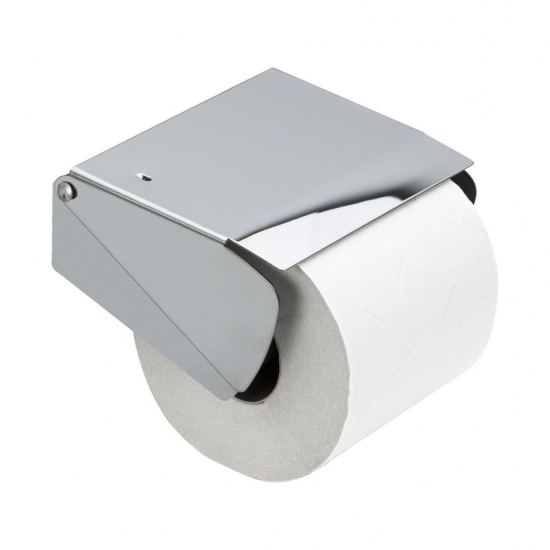 Solid Toalettpapirholder Med Lokk - Krom i gruppen Baderomstilbehør / Alle Baderomstilbehør / Toalettrullholder hos Beslag Online (620007)