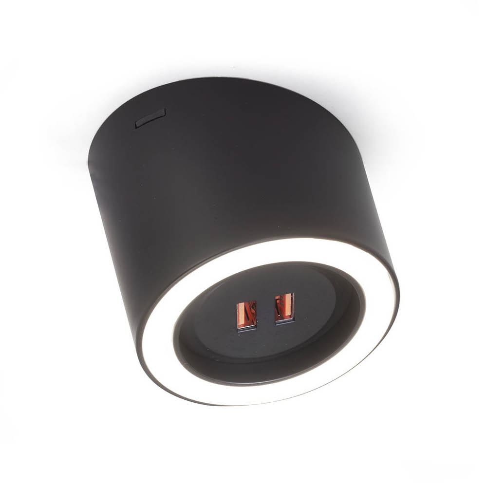 LED-Spot Unika - USB - Sort i gruppen Belysning / All Belysning / LED Spotter hos Beslag Online (972791)