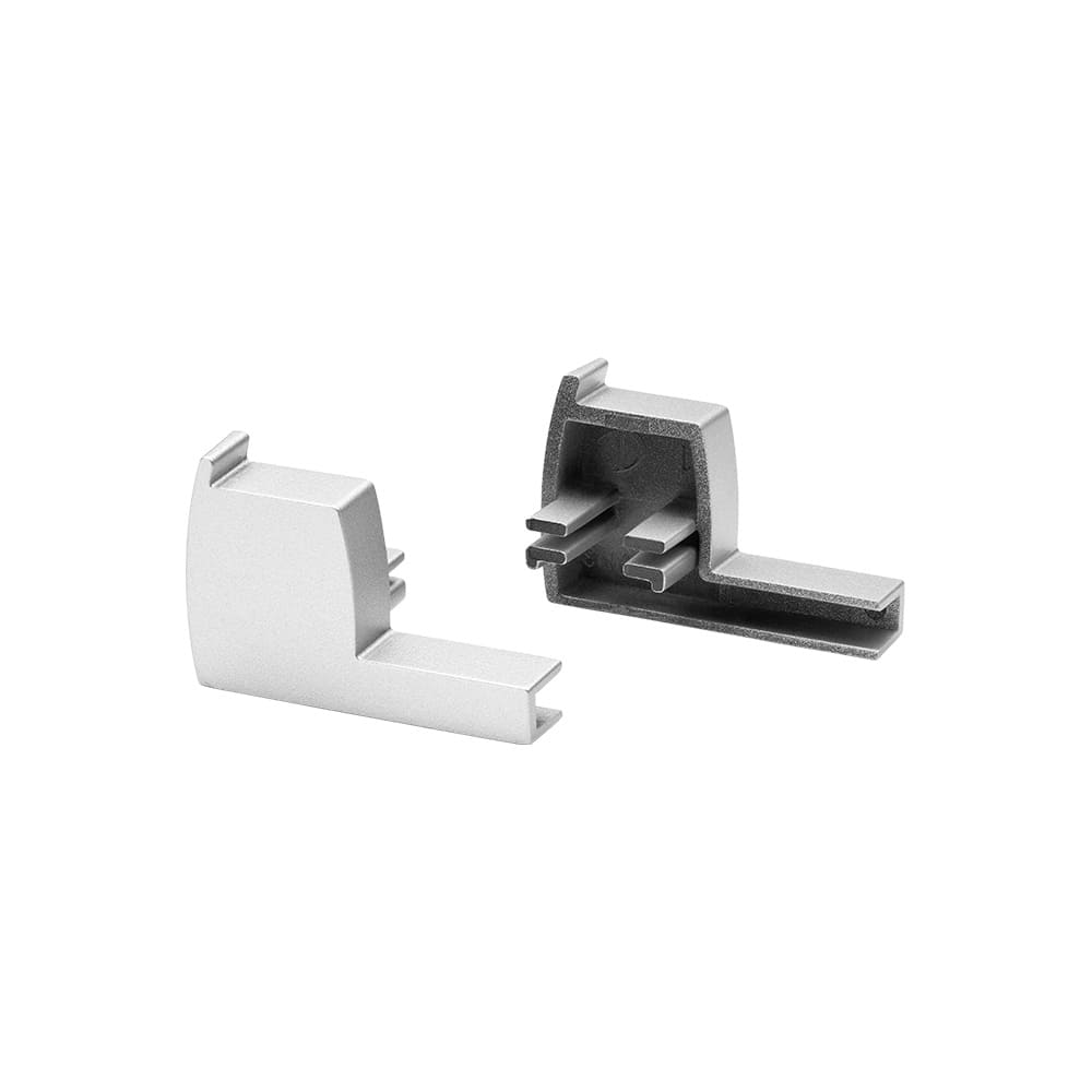 Endeavsluttning Tuby - Aluminium 2-p 