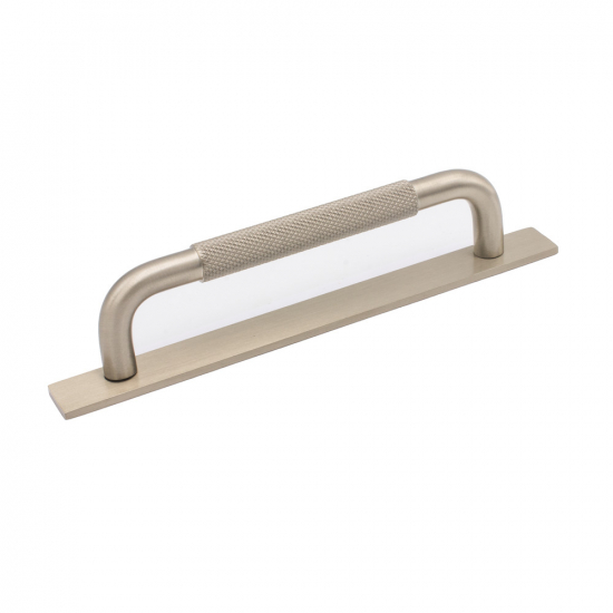 Håndtak Helix/Bakplate - Rustfritt Stål Finish