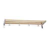 Hattestativ Elegant - Eik/Aluminium