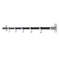 Knaggerekke Elegant - 1000mm - Sort/Aluminium