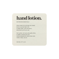 Selvklebende Etikett Premium - Hand Lotion - Beige