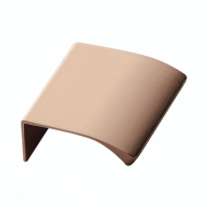 Profilhåndtak Edge Straight - 40mm - Børstet Kobber