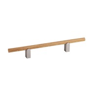 Håndtak Kumo Wood - Eik/Rustfritt Look