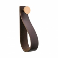 Loop Strap - Brunt Lær/Kobber