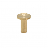 Knott Sture - 18mm - Børstet Ubehandlet Messing