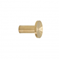 Knagg Sture - 18mm - Børstet Ubehandlet Messing
