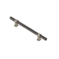 Håndtak Bond - Mørkbeiset Eik/Børstet Messing