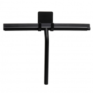 Dusjskrape Med Holder Base - Matt Sort