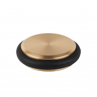 Dørstopper Low - 68mm - Børstet Messing