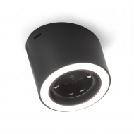 LED-Spot Unika - Stikkontakt - Sort