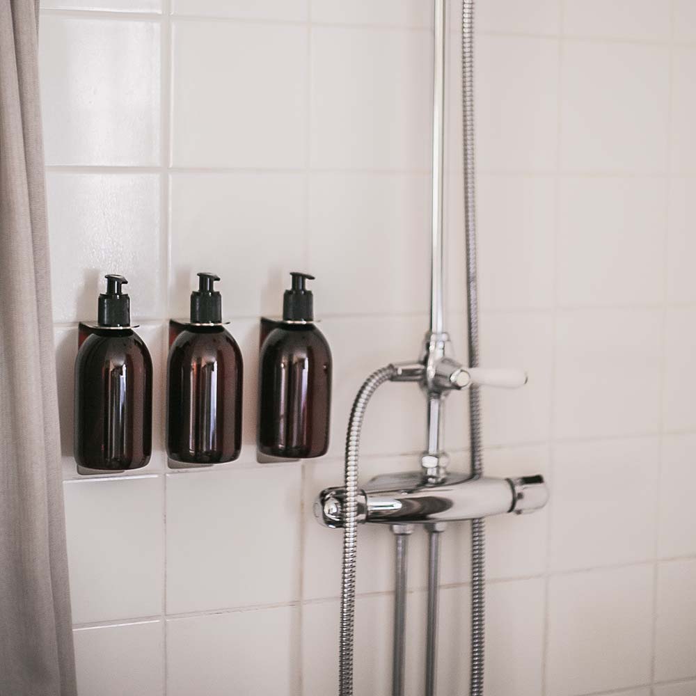 Pumpeflaske - 500ml - Brun