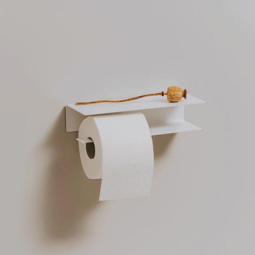 Toalettpapirholder Hold - Hvit