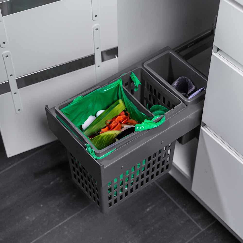 Kildesorteringssett - Select Side Eco - Mørkegrå