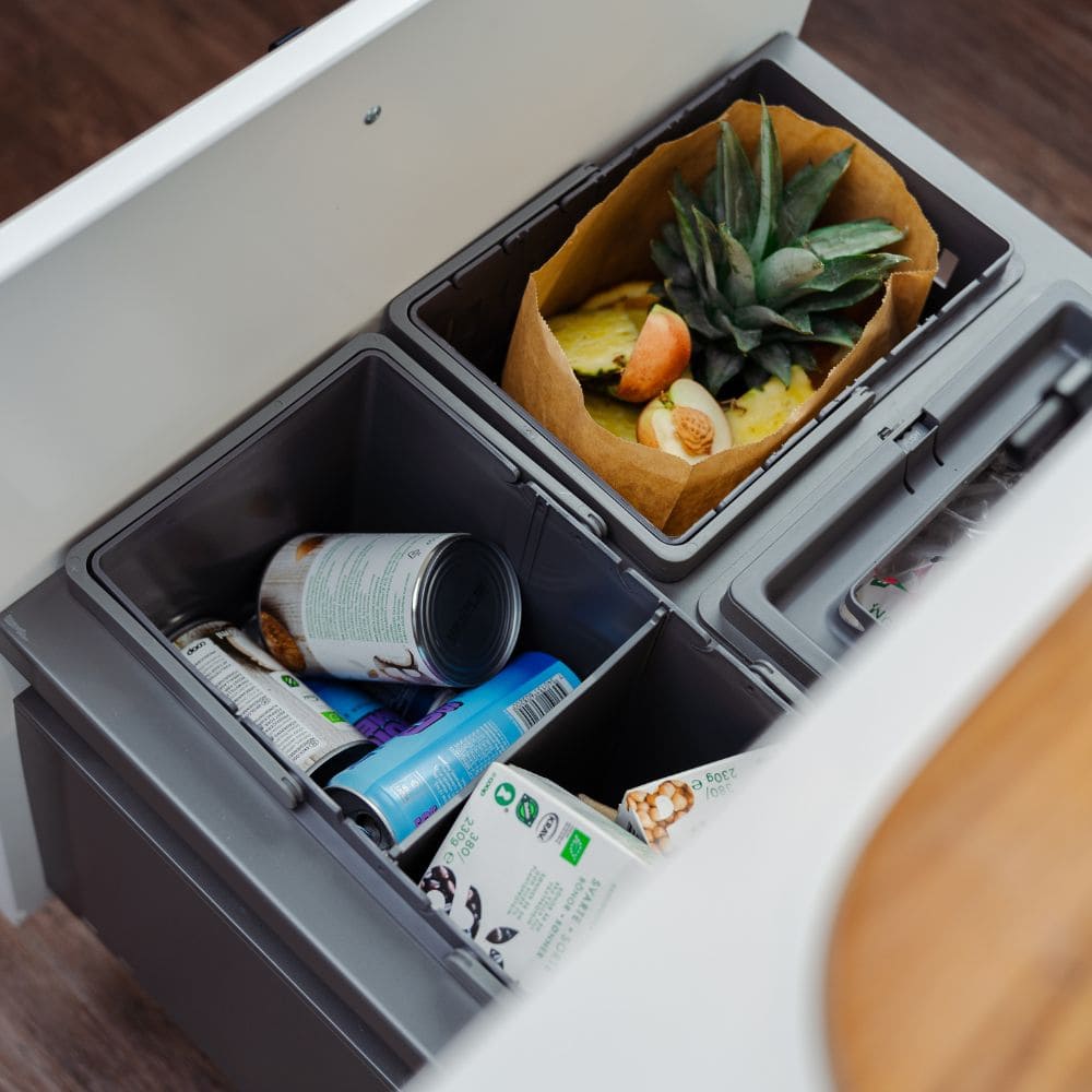 Kildesortering - Cube Basic Eco - Mørkegrå