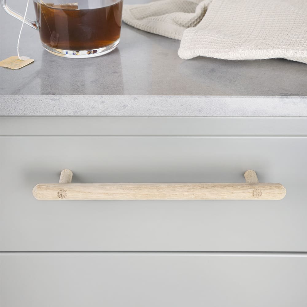 Håndtak Lunden - 160mm - Ubehandlet Eik