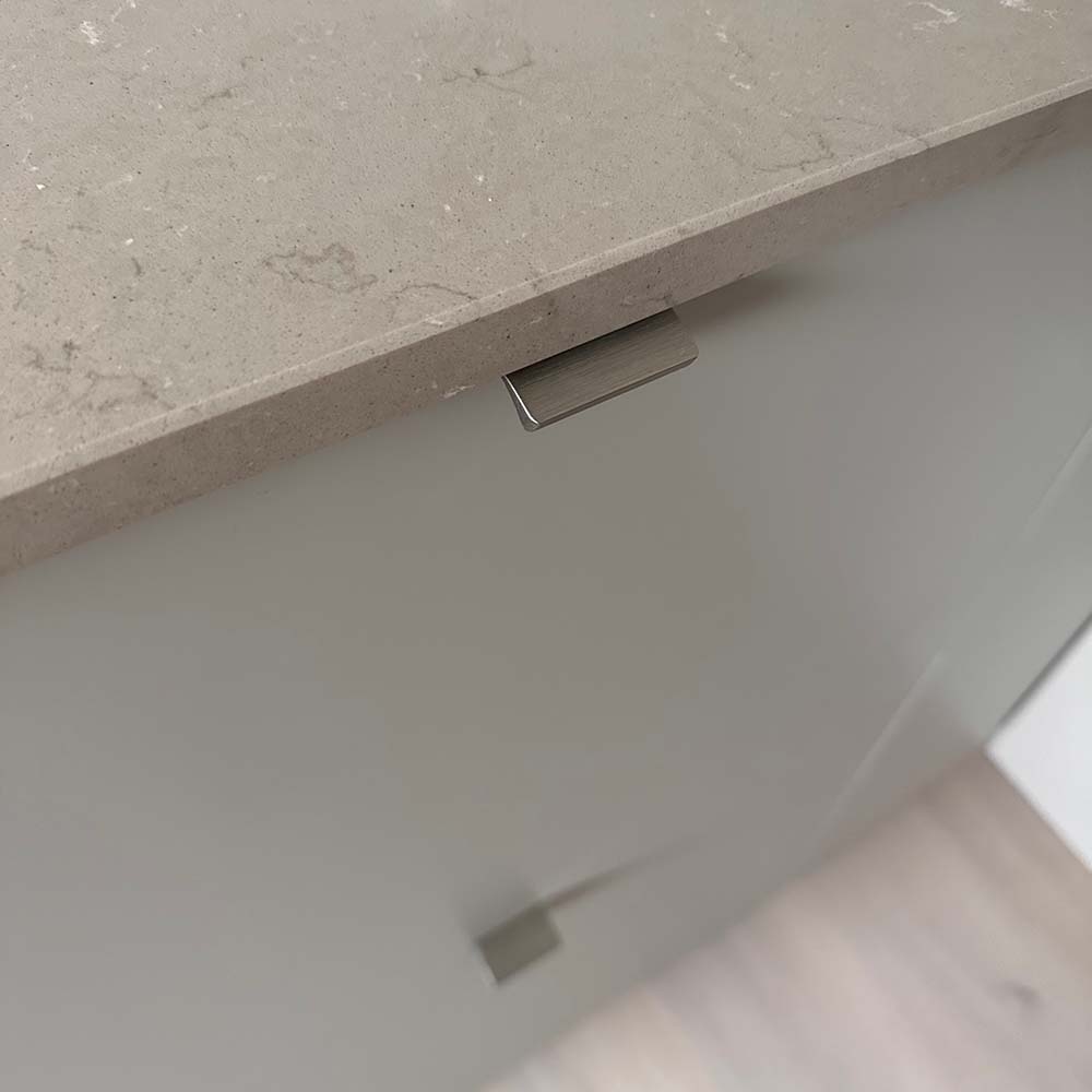 Profilhåndtak Edge Straight - Rustfritt Stål Finish