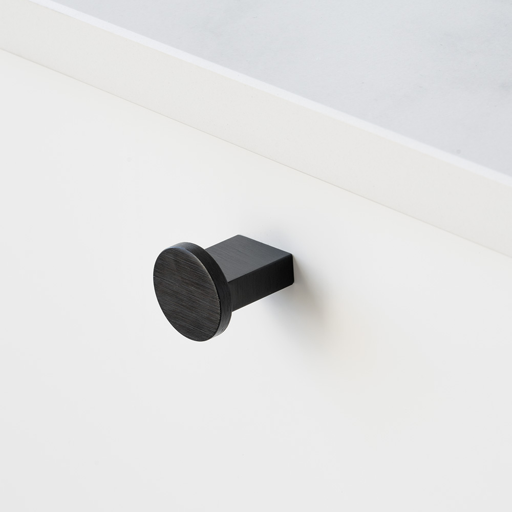 Knott Nexx Ø25mm - Børstet Sort