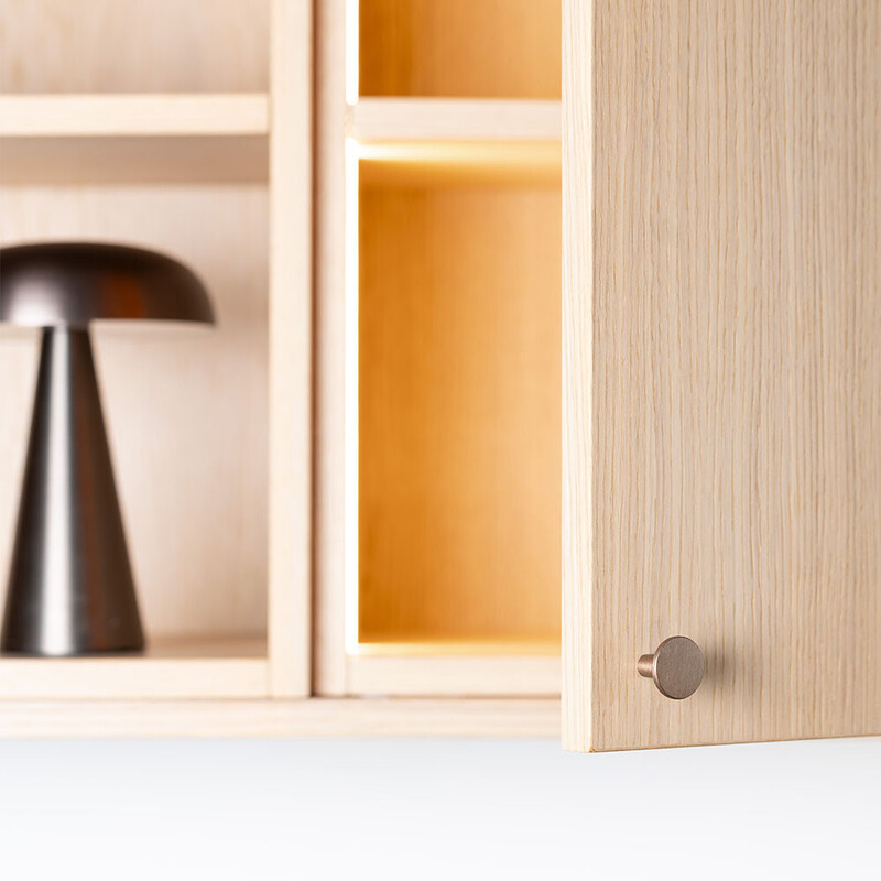 Knott Lund - 25mm - Børstet Bronse