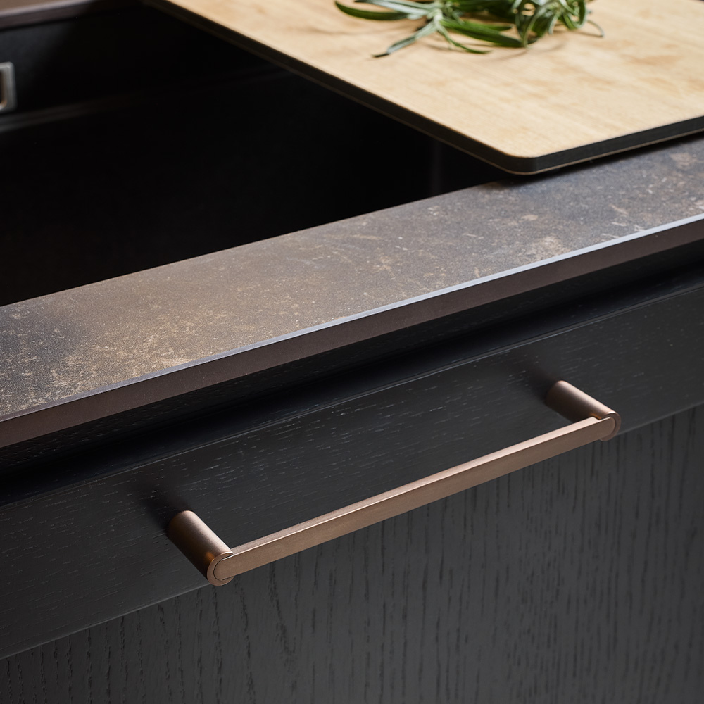 Håndtak Flow - Brunet Messing