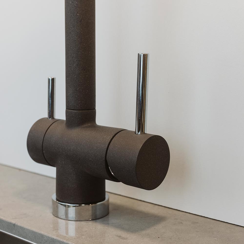 Kjøkkenarmatur Milano - Silgranit Kaffe/Krom