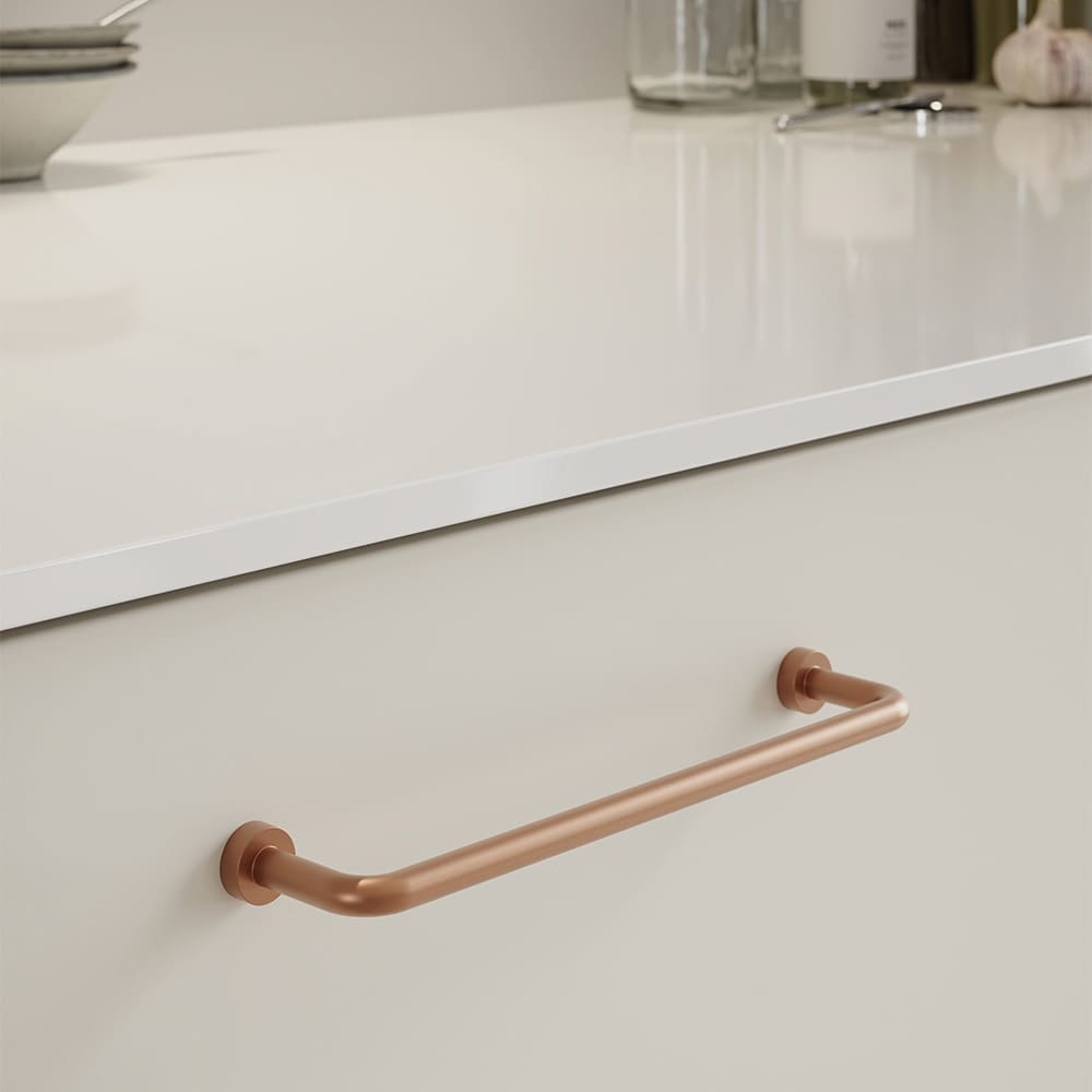 Håndtak Lounge - 160mm - Børstet Kobber