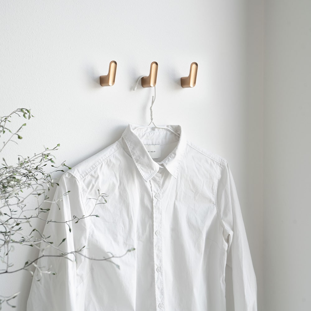 Knagg Luv - Børstet Messing