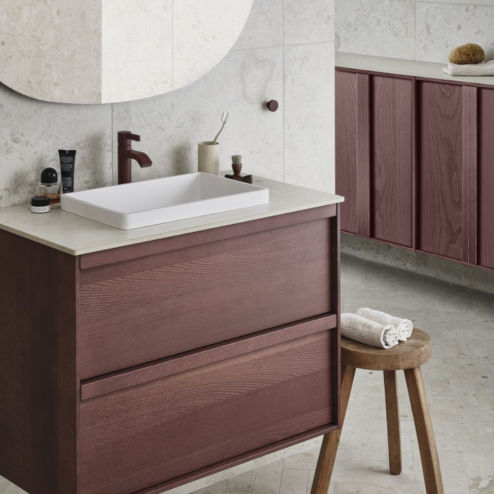 Toniton Circular Knott -Reddish Brown