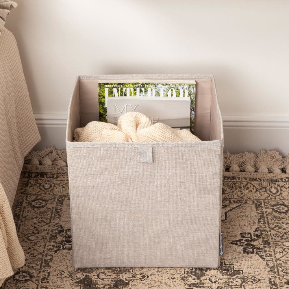 Oppbevaringsboks Cube - Beige