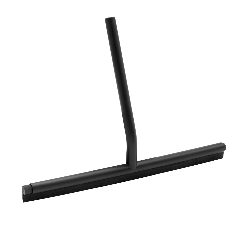 Dusjskrape Med Holder Base - Matt Sort