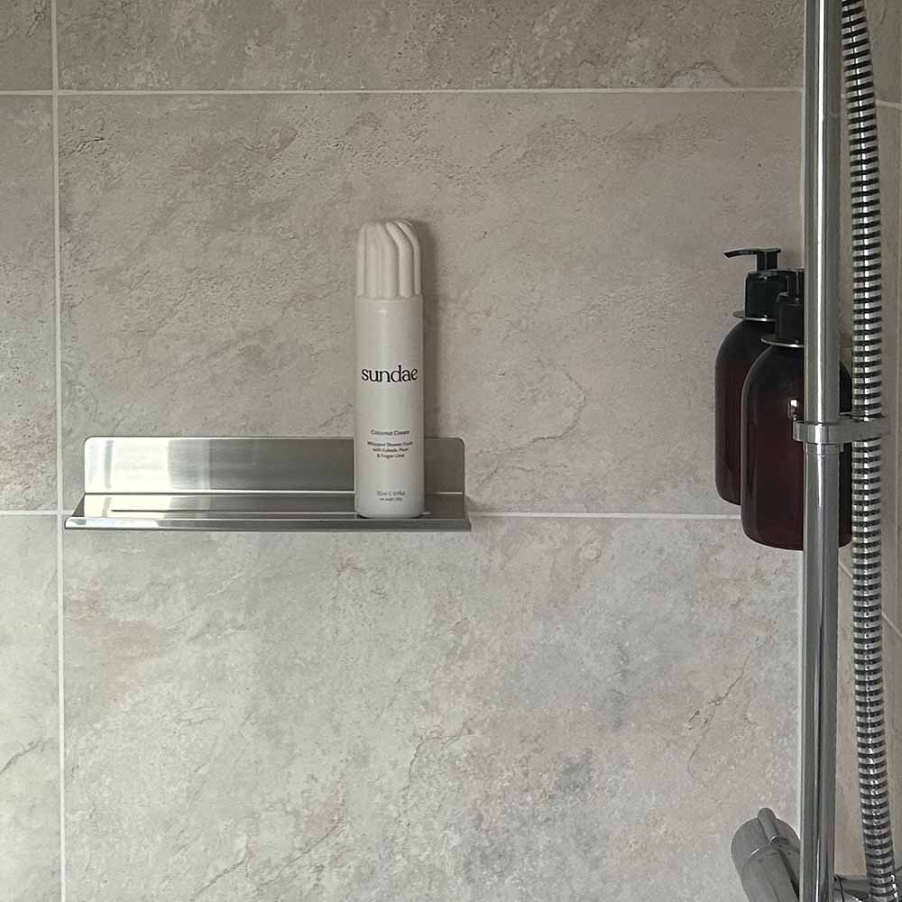 Dusjhylle Base - Børstet Rustfritt Stål Finish