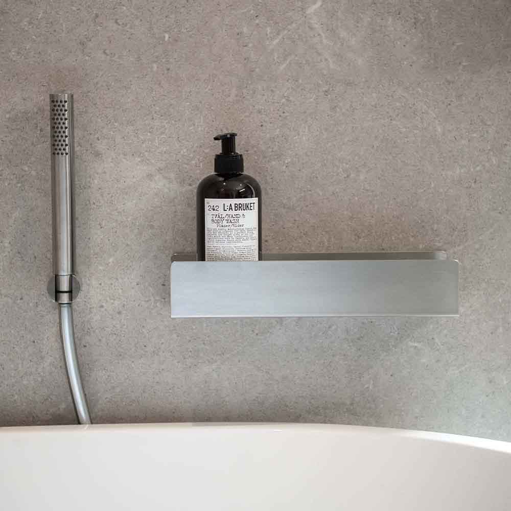 Dusjhylle Base - 300mm - Børstet Rustfritt Stål Finish