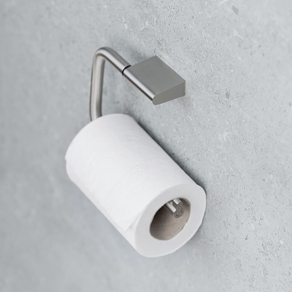 Toalettpapirholder Flow - Børstet Nikkel