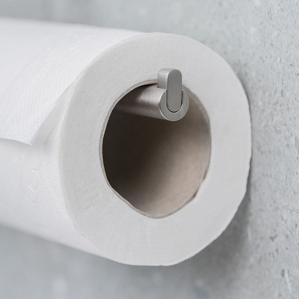 Toalettpapirholder Flow - Børstet Nikkel