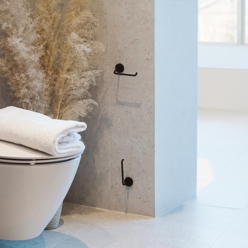 Reservepapirholderen Calm - Brunet Messing