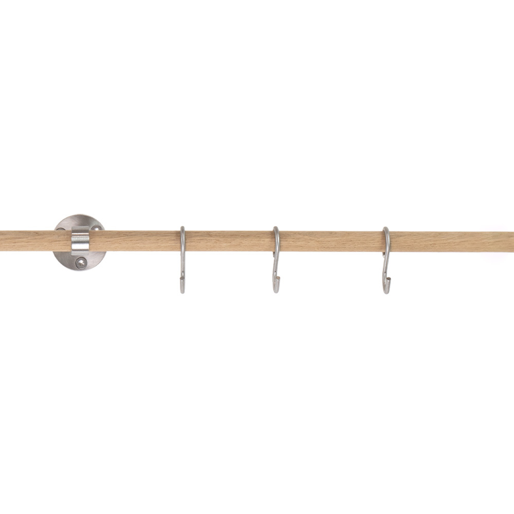 Skjøtestang Aveny - 600mm - Eik/Børstet Rustfritt