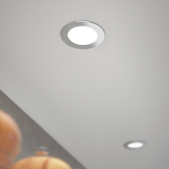 LED-Spot Atom - Hvit