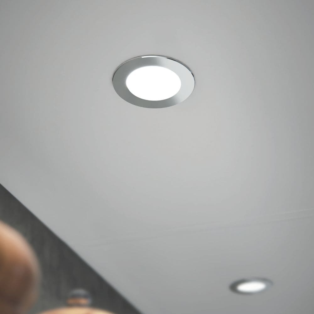 LED-Spot Atom - Rustfritt Look