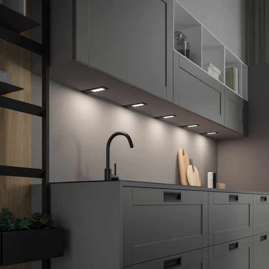 LED-Spot Vega - Rustfritt Look 
