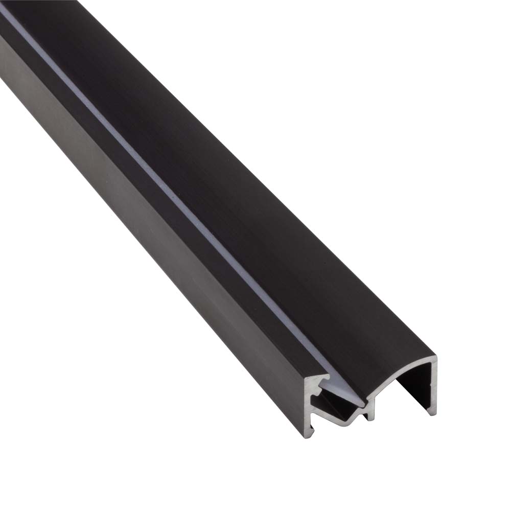 LED-Profil Blade - 2000mm - Matt Sort
